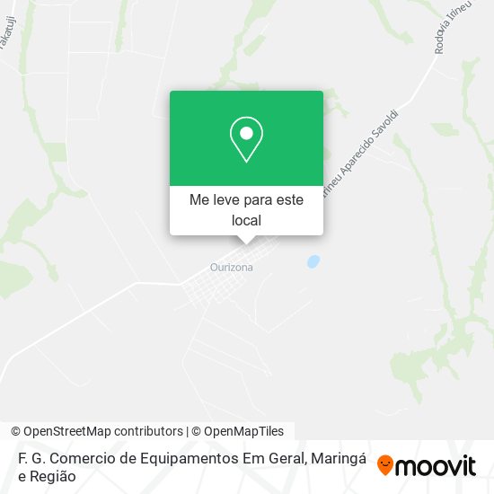 F. G. Comercio de Equipamentos Em Geral mapa