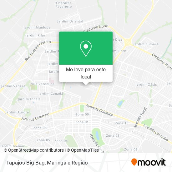 Tapajos Big Bag mapa