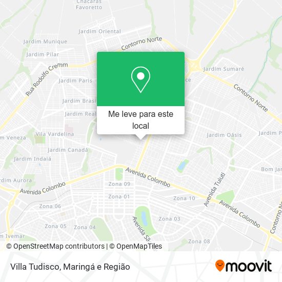 Villa Tudisco mapa