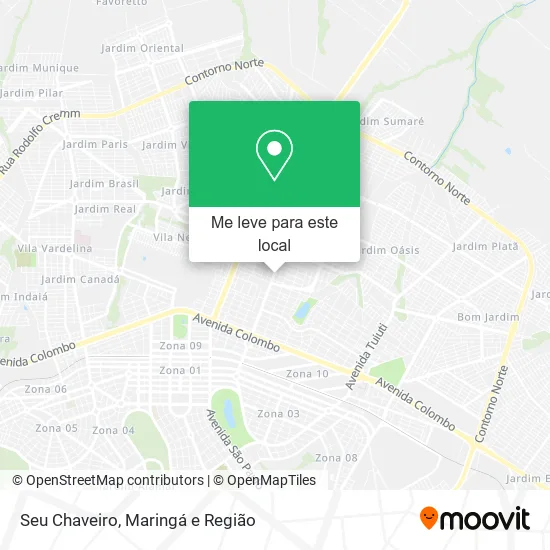 Seu Chaveiro mapa