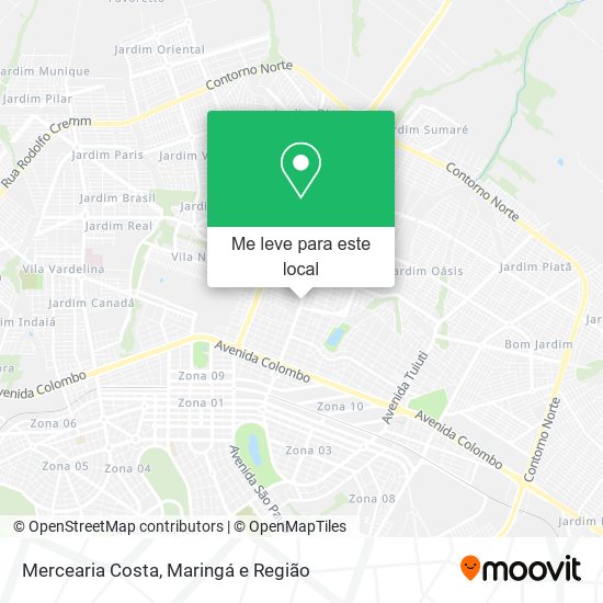 Mercearia Costa mapa