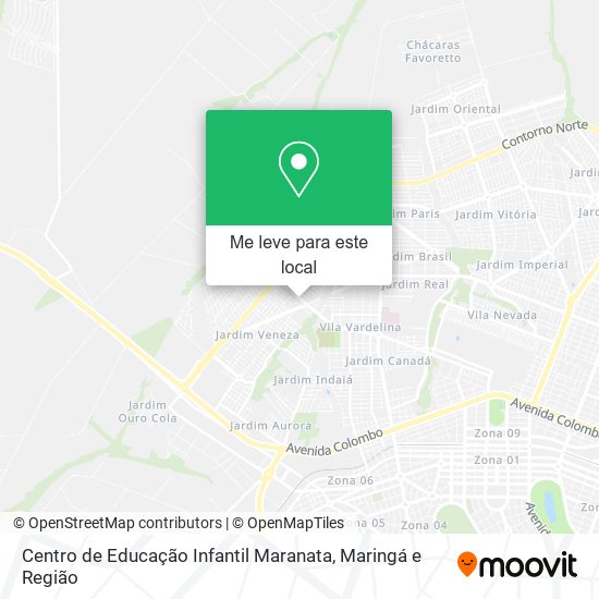 Centro de Educação Infantil Maranata mapa