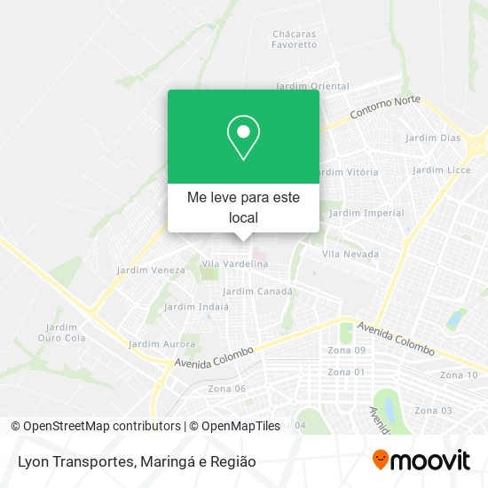 Lyon Transportes mapa