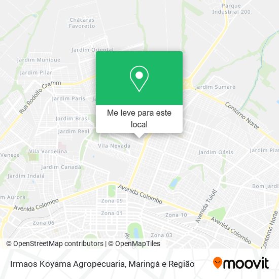 Irmaos Koyama Agropecuaria mapa