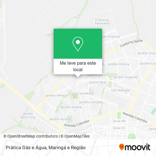 Prática Gás e Água mapa