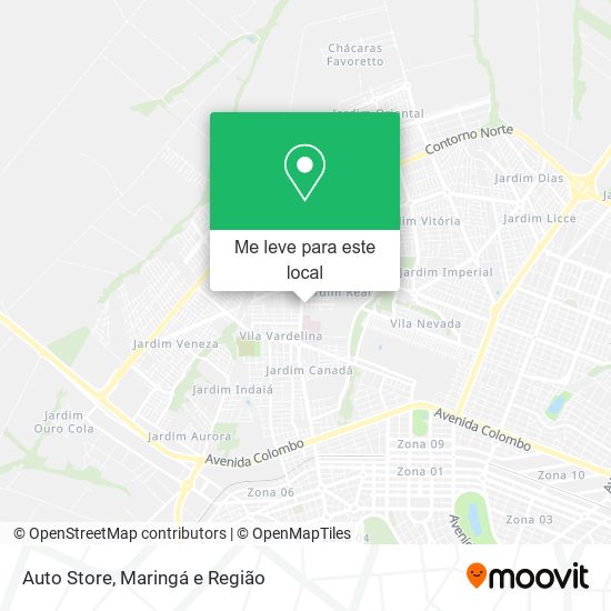 Auto Store mapa