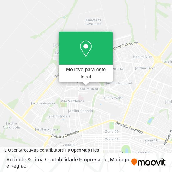 Andrade & Lima Contabilidade Empresarial mapa