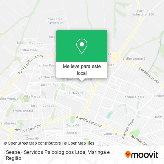 Seape - Servicos Psicologicos Ltda mapa