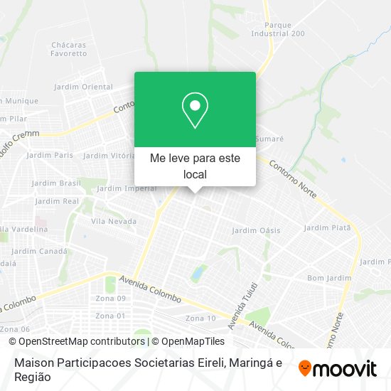 Maison Participacoes Societarias Eireli mapa