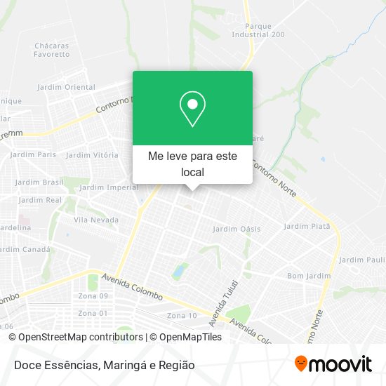 Doce Essências mapa