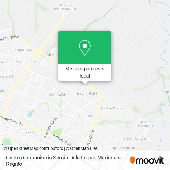 Centro Comunitário Sergio Dale Luque mapa