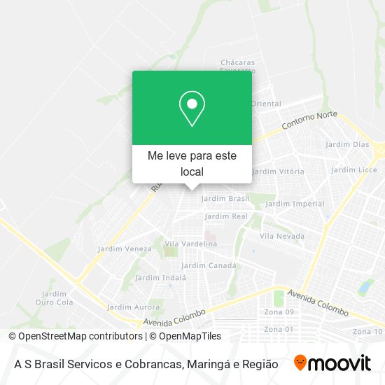 A S Brasil Servicos e Cobrancas mapa