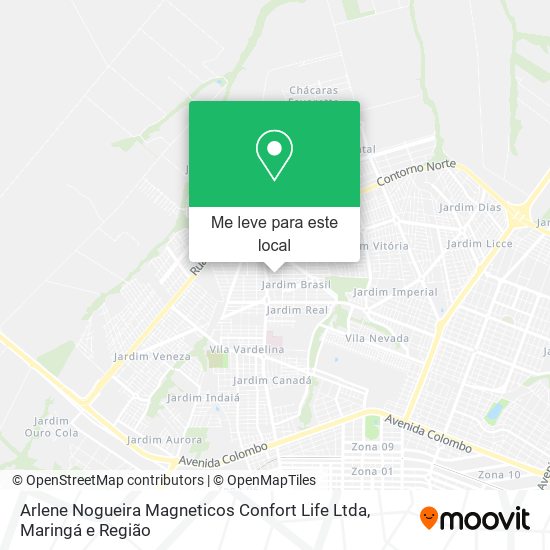 Arlene Nogueira Magneticos Confort Life Ltda mapa