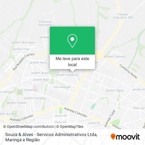 Souza & Alves - Servicos Administrativos Ltda mapa