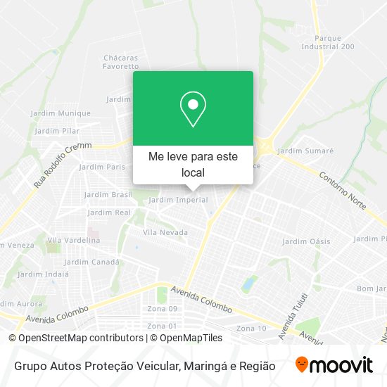 Grupo Autos Proteção Veicular mapa