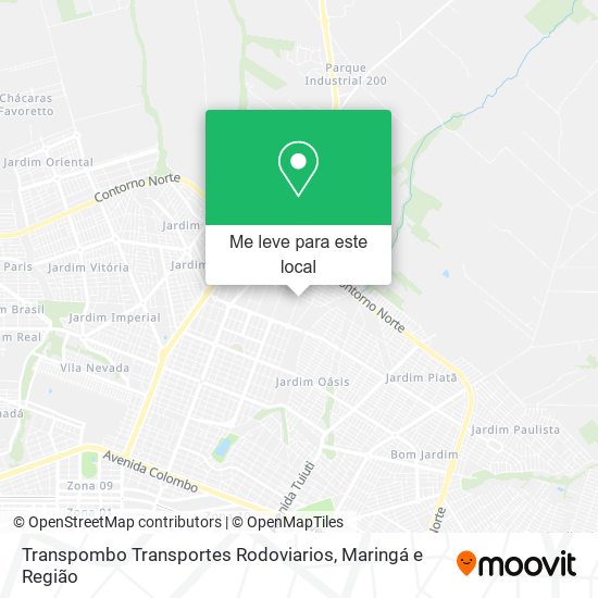 Transpombo Transportes Rodoviarios mapa