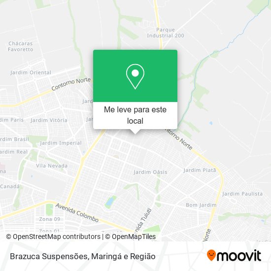 Brazuca Suspensões mapa