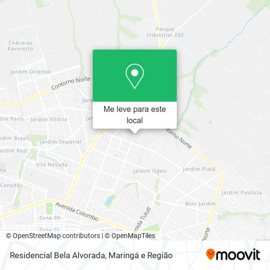 Residencial Bela Alvorada mapa