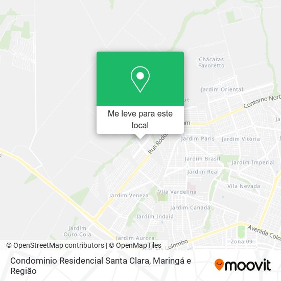 Condominio Residencial Santa Clara mapa