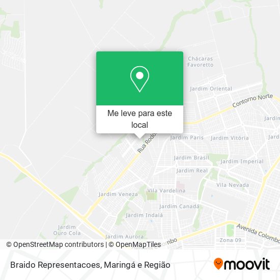 Braido Representacoes mapa