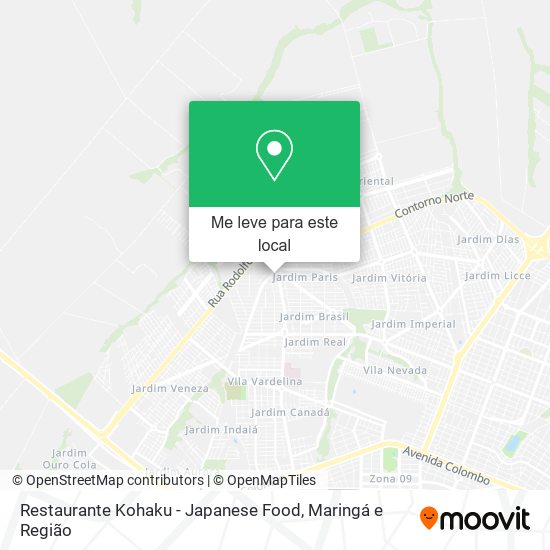 Restaurante Kohaku - Japanese Food mapa