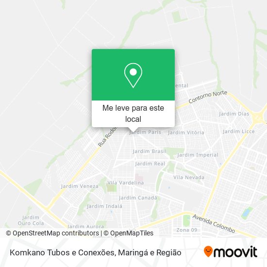 Komkano Tubos e Conexões mapa