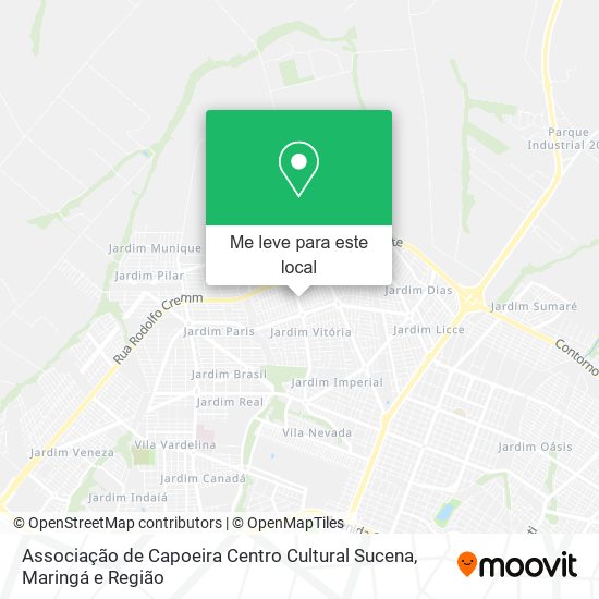 Associação de Capoeira Centro Cultural Sucena mapa