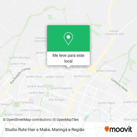 Studio Rute Hair e Make mapa