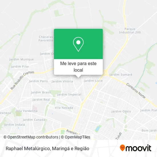 Raphael Metalúrgico mapa