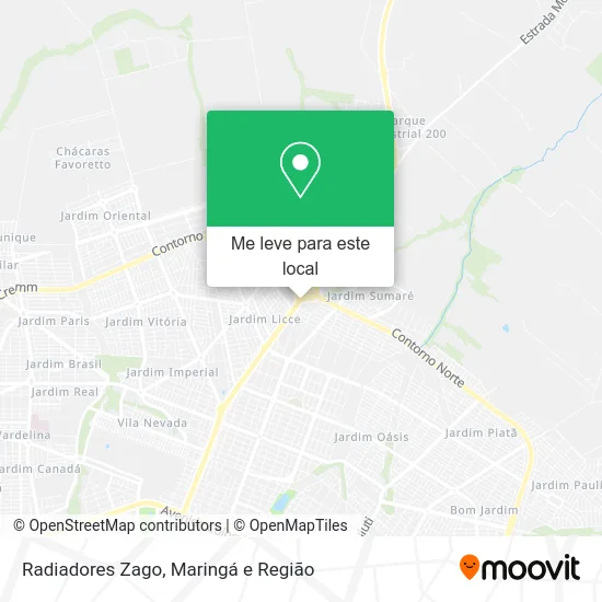 Radiadores Zago mapa