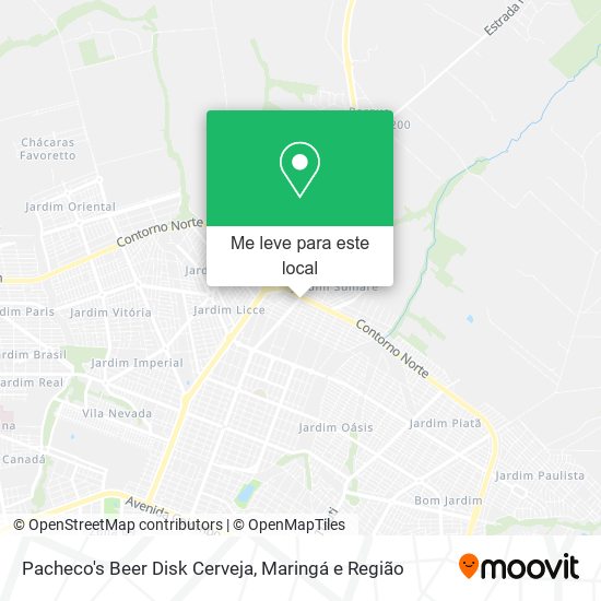 Pacheco's Beer Disk Cerveja mapa