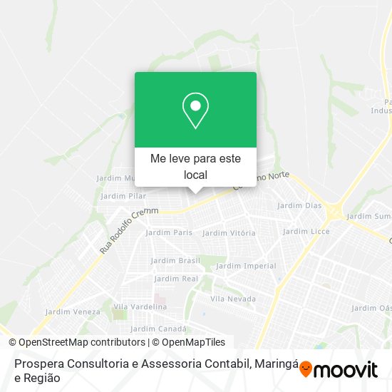 Prospera Consultoria e Assessoria Contabil mapa