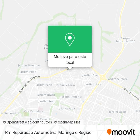 Rm Reparacao Automotiva mapa