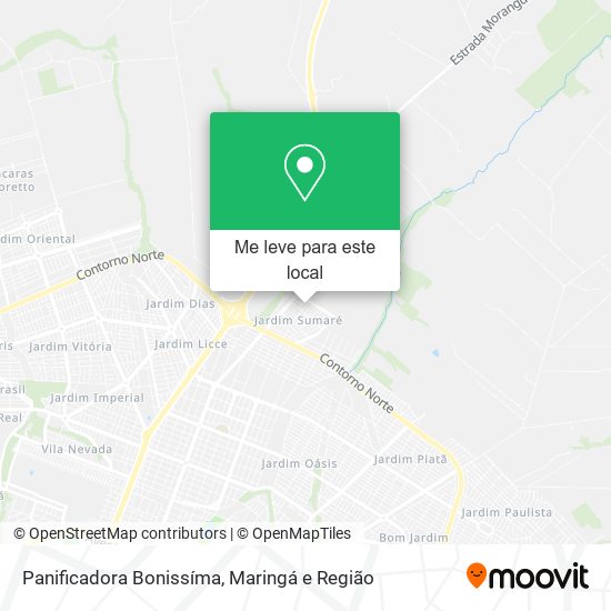 Panificadora Bonissíma mapa