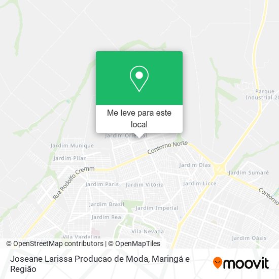 Joseane Larissa Producao de Moda mapa