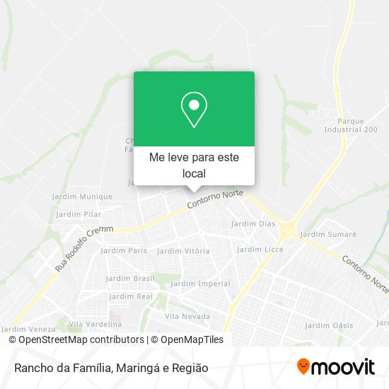 Rancho da Família mapa