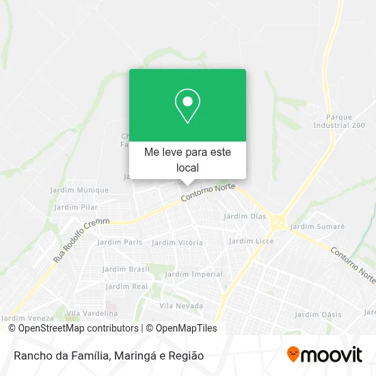 Rancho da Família mapa
