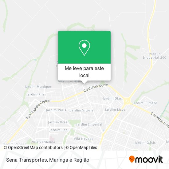 Sena Transportes mapa