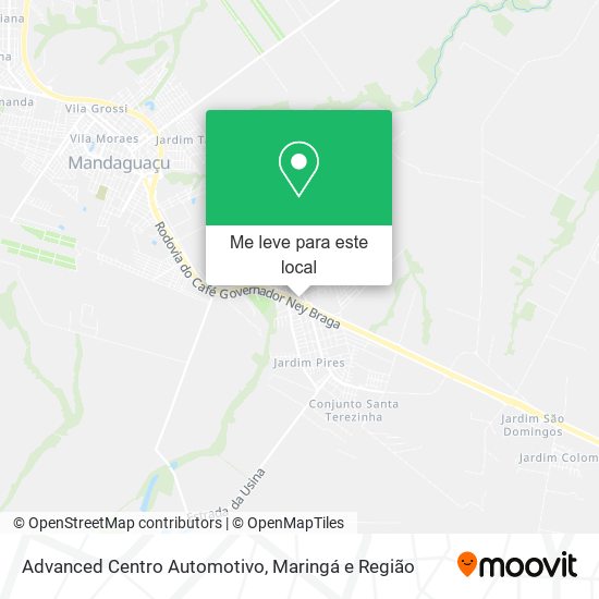 Advanced Centro Automotivo mapa