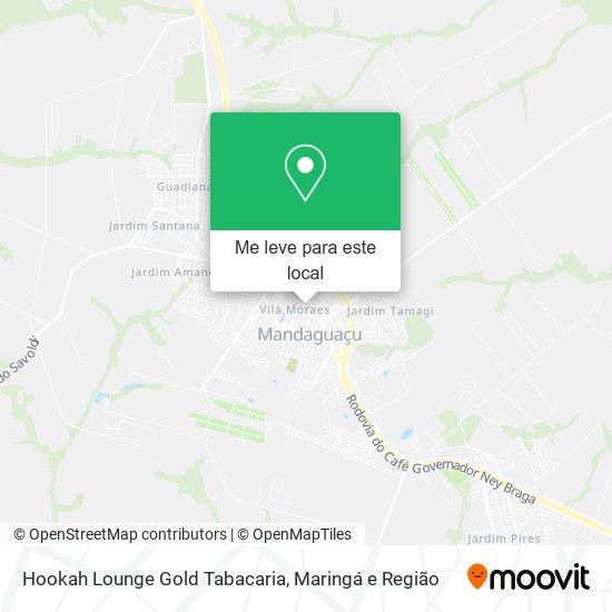Hookah Lounge Gold Tabacaria mapa