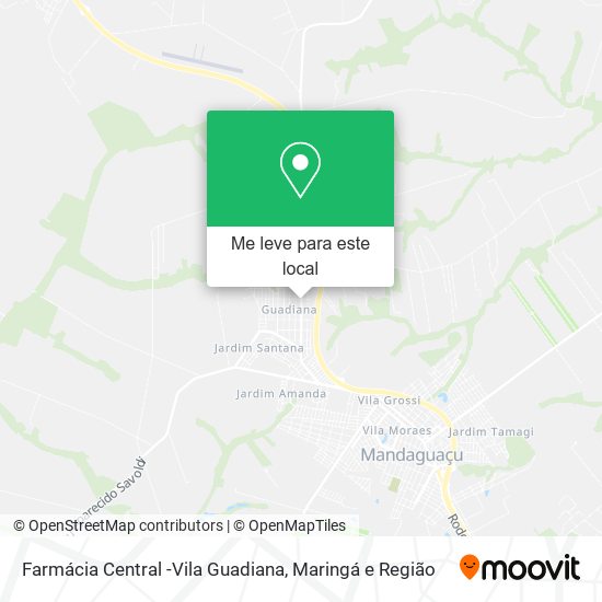 Farmácia Central -Vila Guadiana mapa