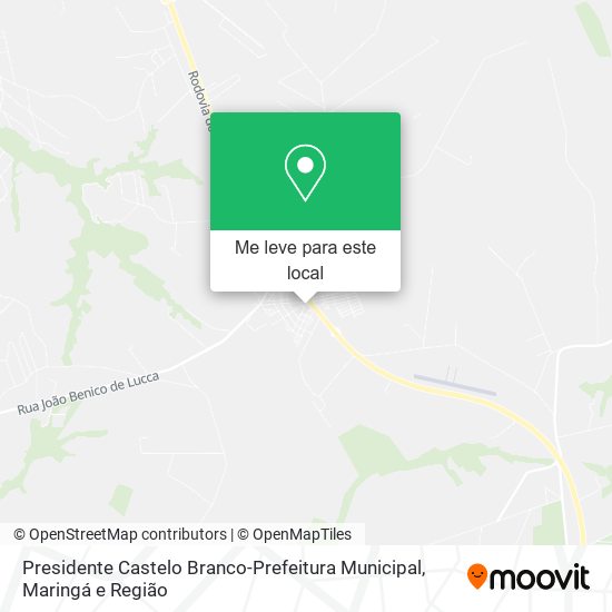 Presidente Castelo Branco-Prefeitura Municipal mapa