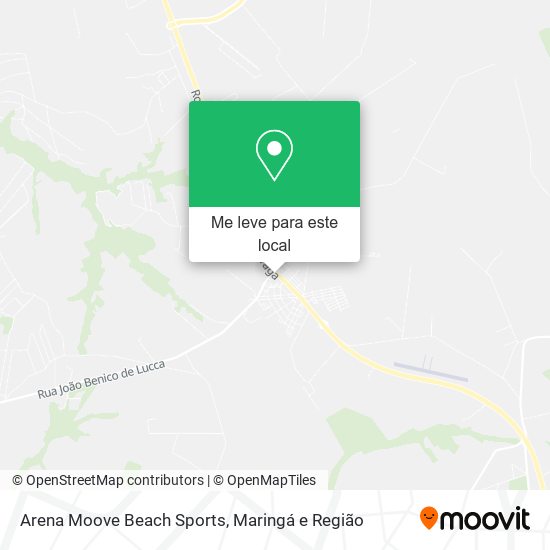 Arena Moove Beach Sports mapa