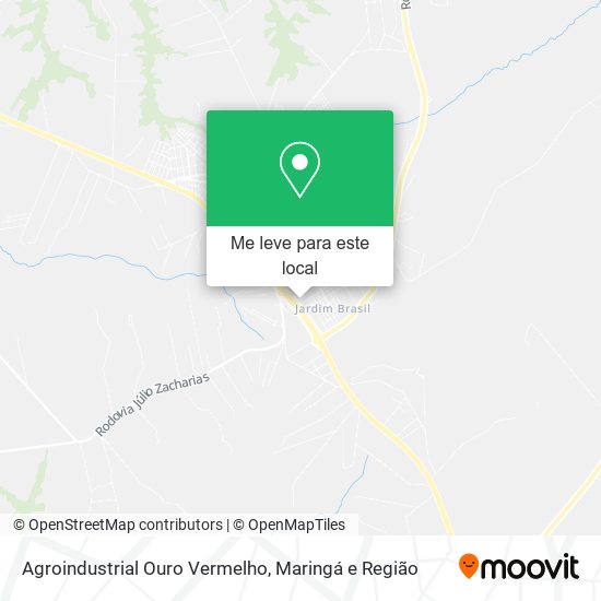 Agroindustrial Ouro Vermelho mapa