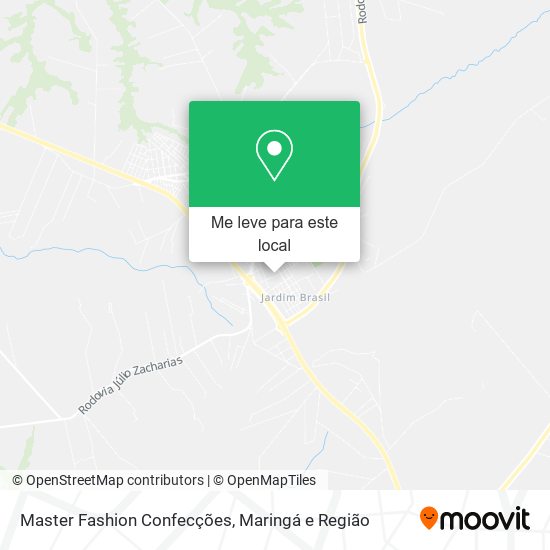 Master Fashion Confecções mapa