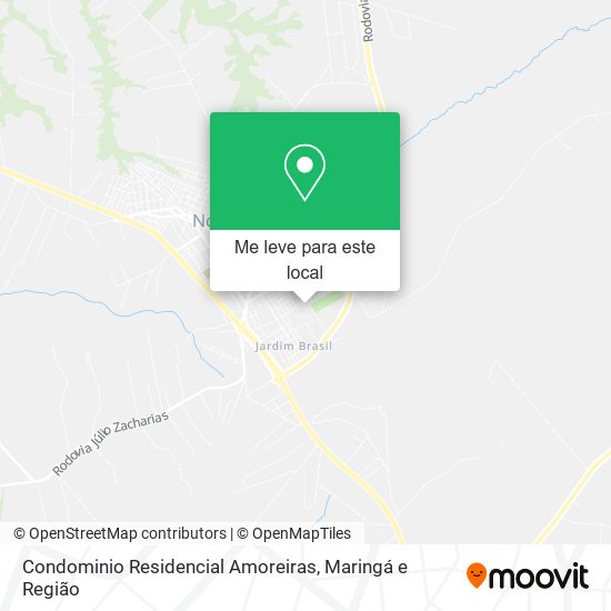 Condominio Residencial Amoreiras mapa