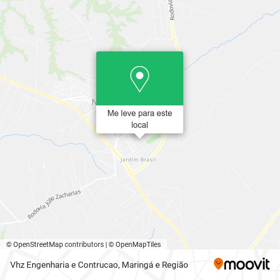 Vhz Engenharia e Contrucao mapa