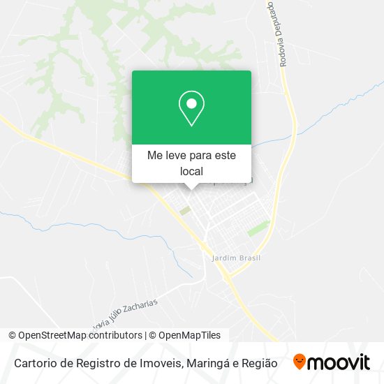 Cartorio de Registro de Imoveis mapa