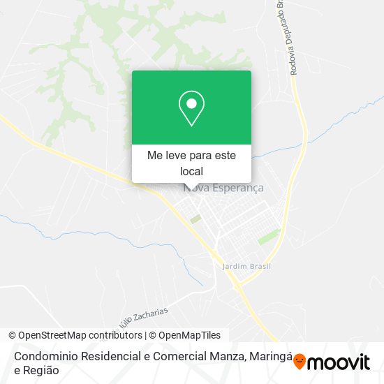 Condominio Residencial e Comercial Manza mapa