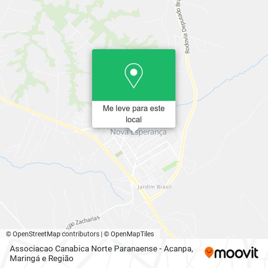 Associacao Canabica Norte Paranaense - Acanpa mapa